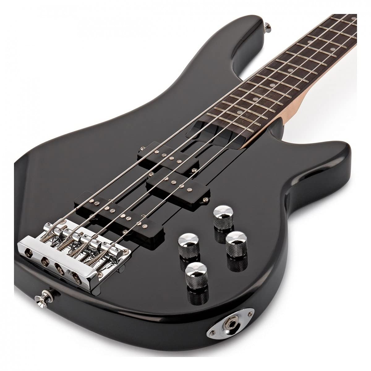 3/4 Größe Bassgitarre Chicago von Gear4music mit 15W Verstärker