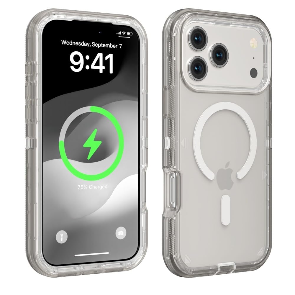 Coque arrière silicone iPhone 16 Pro gris clair évite rayures protection antichoc - 5