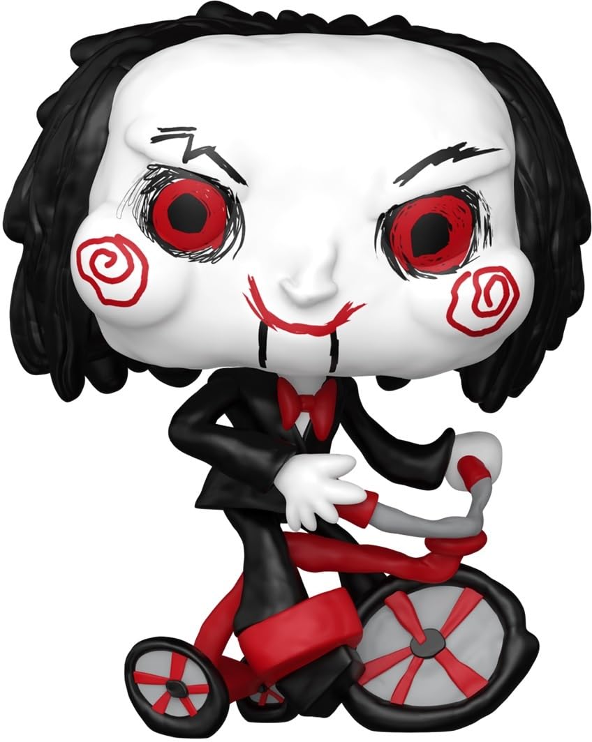 Funko Multicolor Pop! Movies: Doodles - Billy On Bike - Saw - Jigsaw - Figura De Vinilo Coleccionable - Idea De Regalo - Mercancía Oficial - Juguetes Para Niños Y Adultos - Figura Modelo Para Coleccionistas