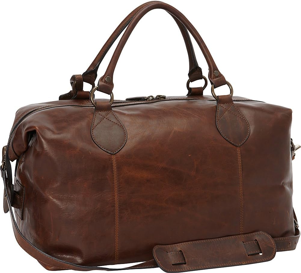 FRYE Men's Logan Overnight Duffle Bag, Cognac, One Size