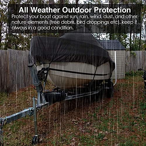 Capa para barco resistente 210D Oxford pano impermeável proteção para iate à prova d'água capa para