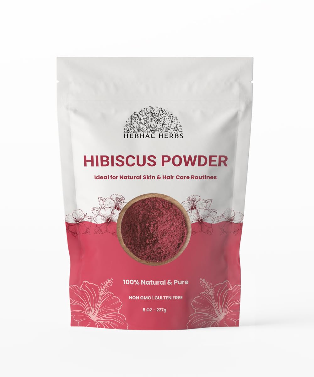 Hibiscus Powder for Skin 227g | Hibiscus Powder for face (8 oz) | 100% Pure Raw Hibiscus Powders for Hair, Skin & Tea | Vegan, Non GMO, Gluten Free-image-20