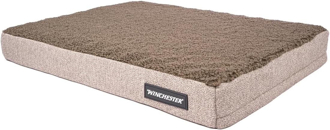 Winchester Pet Orthopedic Dog Bed with Removable Washabe Cover and Non-Slip Bottom, Small