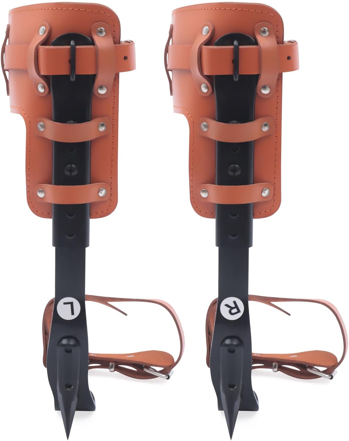 Climbing Spike Tree Climbing Tool, Adjustable Tree Climbing Spikes Set with Pedals, Tree Climbing Tool for Climbing Trees Outdoor