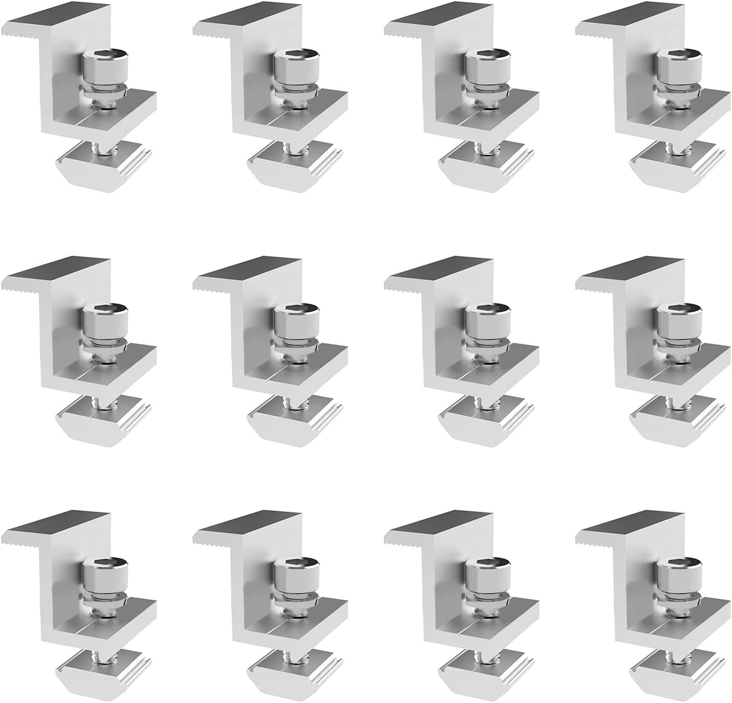 Wanglaism Solarmodul Halterung Endklemme Kit Befestigung Solarmodul ...