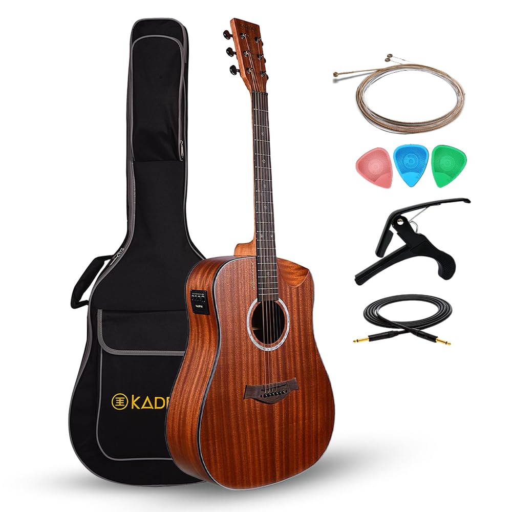 Kadence SH03-C Slowhand 41" Electro Acoustic Guitar Brown