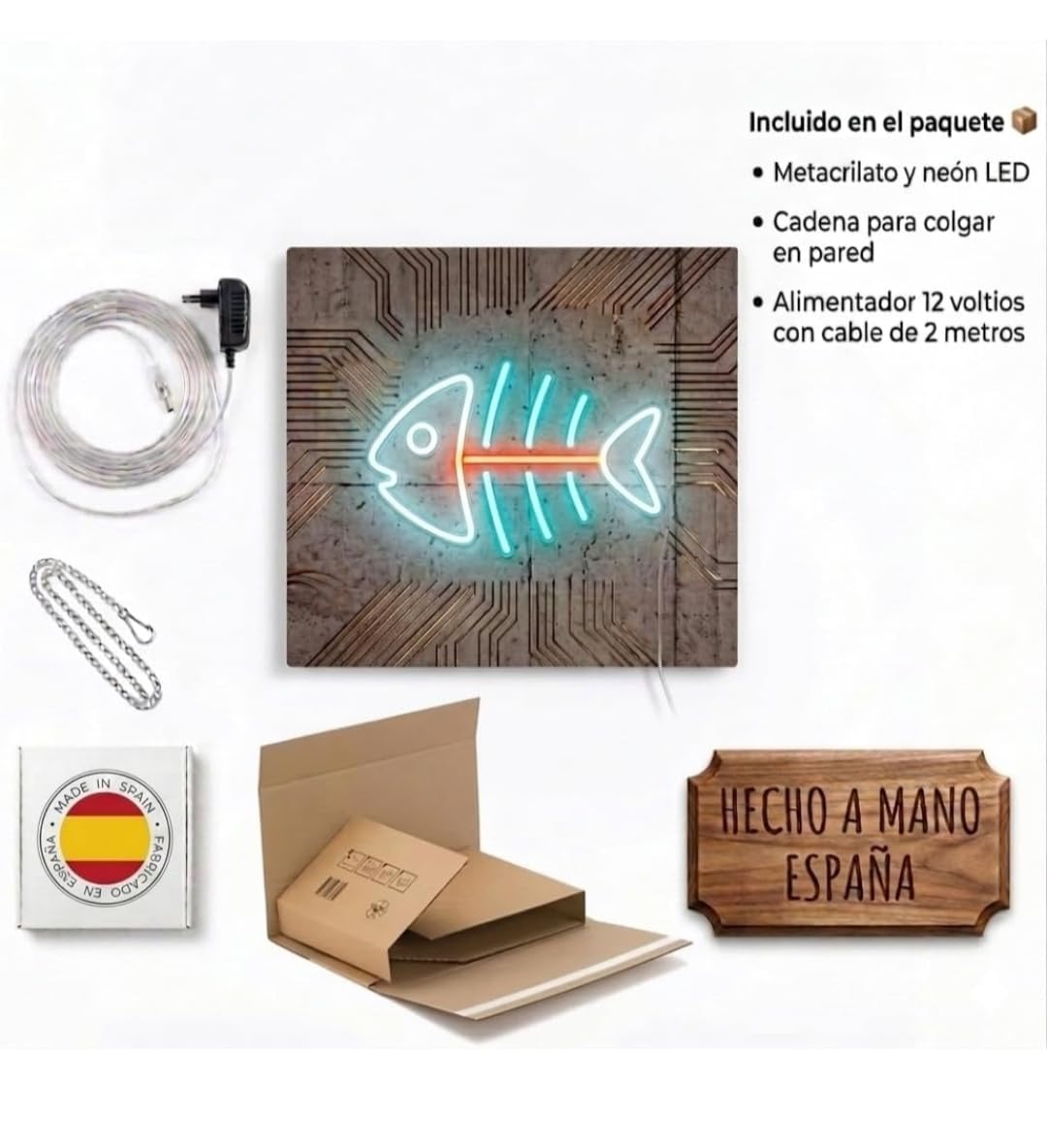 Letrero de Neón LED 'Si es Contigo', Cartel Luminoso Decorativo con Corazón, Luz Blanca y Rosa 85CM X65 CM ALIMENTADOR 12 V