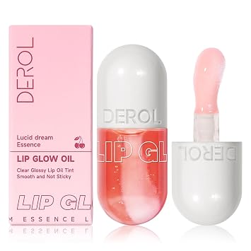Lip Plumper Lip Gloss Natural Lip Oil 2in1 Lip Care Serum | Fuller-Looking Lips, Hydrating, Reduce Fine Lines