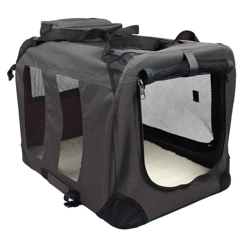 ARQUIVET Bolsa de Viaje Funcional para Mascotas - Talla S - 60 x 42 x 42 cm - Mochila de Transporte para Perros, Gatos y roedores pequeños - Transportín con Ventana para Mascotas
