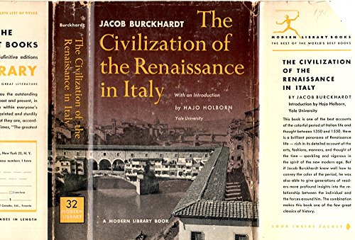 The Civilization of the Renaissance in Italy, a... B000O8CS3U Book Cover