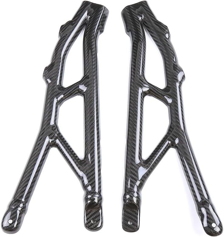 Glossy Twill Weave Carbon Fiber Subframe Covers for BMW S1000RR S1000R M1000RR M1000R 2019-2025, Motorcycle Rear Frame Protectors (Subframe Covers (2019-2025)