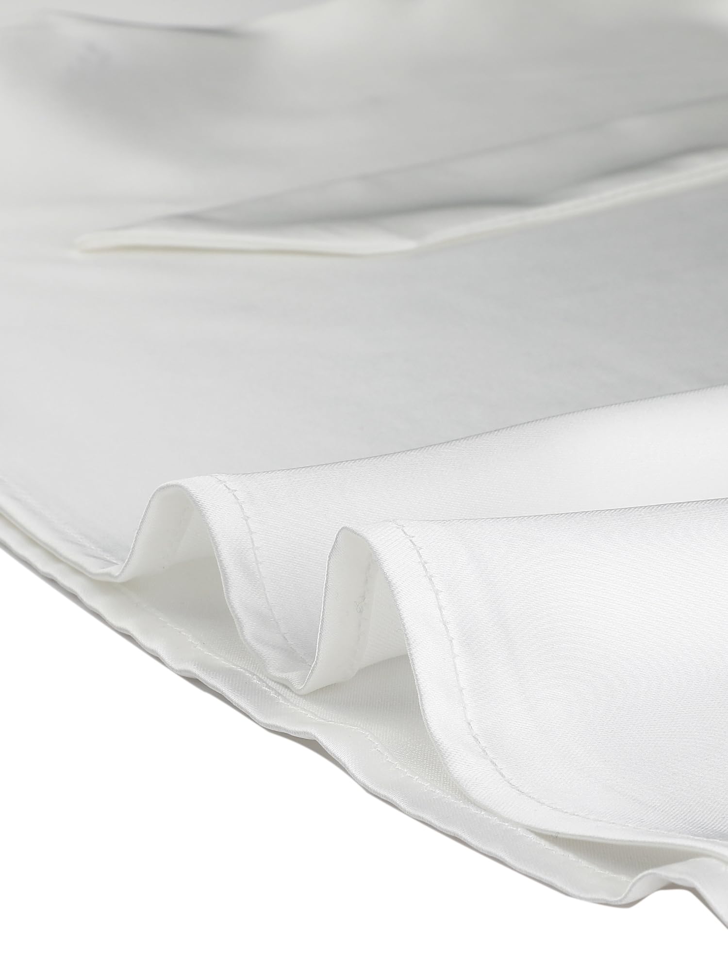 Allegra K Débardeur en Satin Femme Chemisier sans Manches Col à Nouer Haut de Travail Élégant pour Bureau