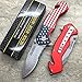 Tac Force G'Store Spring Assisted Open July 4th USA Flag Pocket Handy Knife