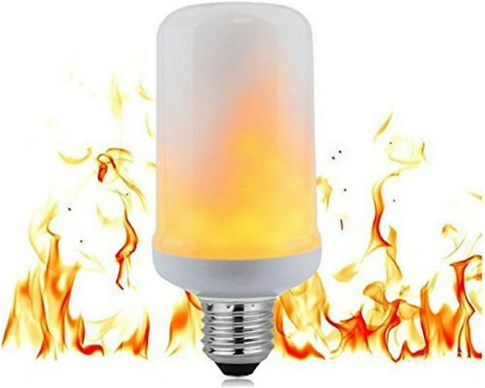 Flame Bulb LED and Flicker Flame Light Bulb - Top Rated LED Flame Light Bulb, Best LED Flame Effect Bulb, Indoor Outdoor Flickering Flame Light Bulb, LED Flicker Flame Bulb by