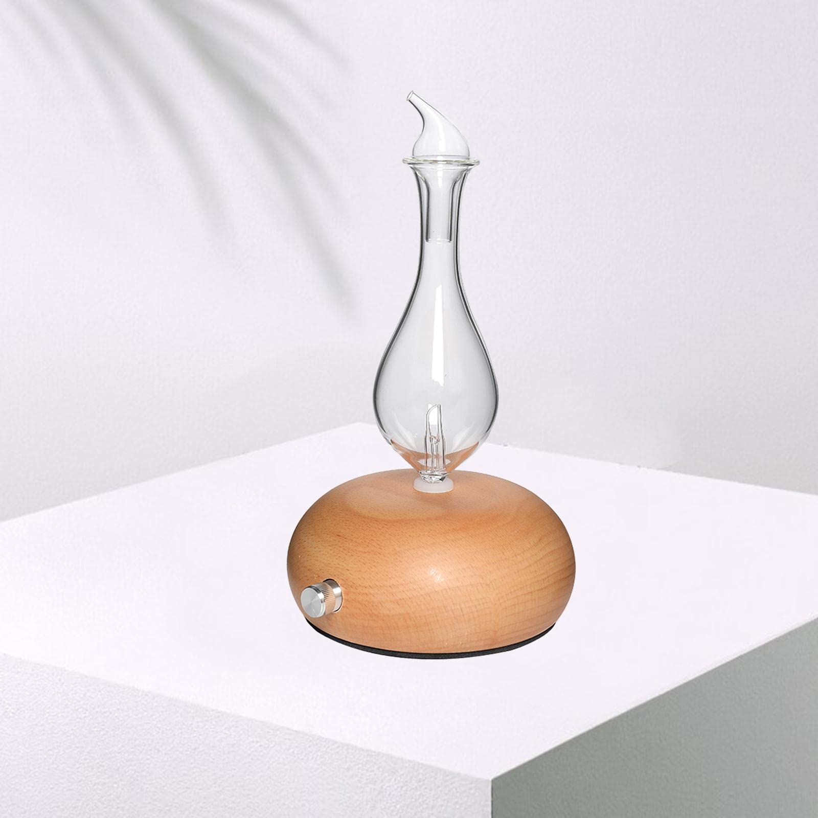 Aromathérapie Diffuseur Nébulisation Diffuseur D'huiles Essentielles, Bois Verre Nébuliseur, Eau, remplit Chambres avec, B