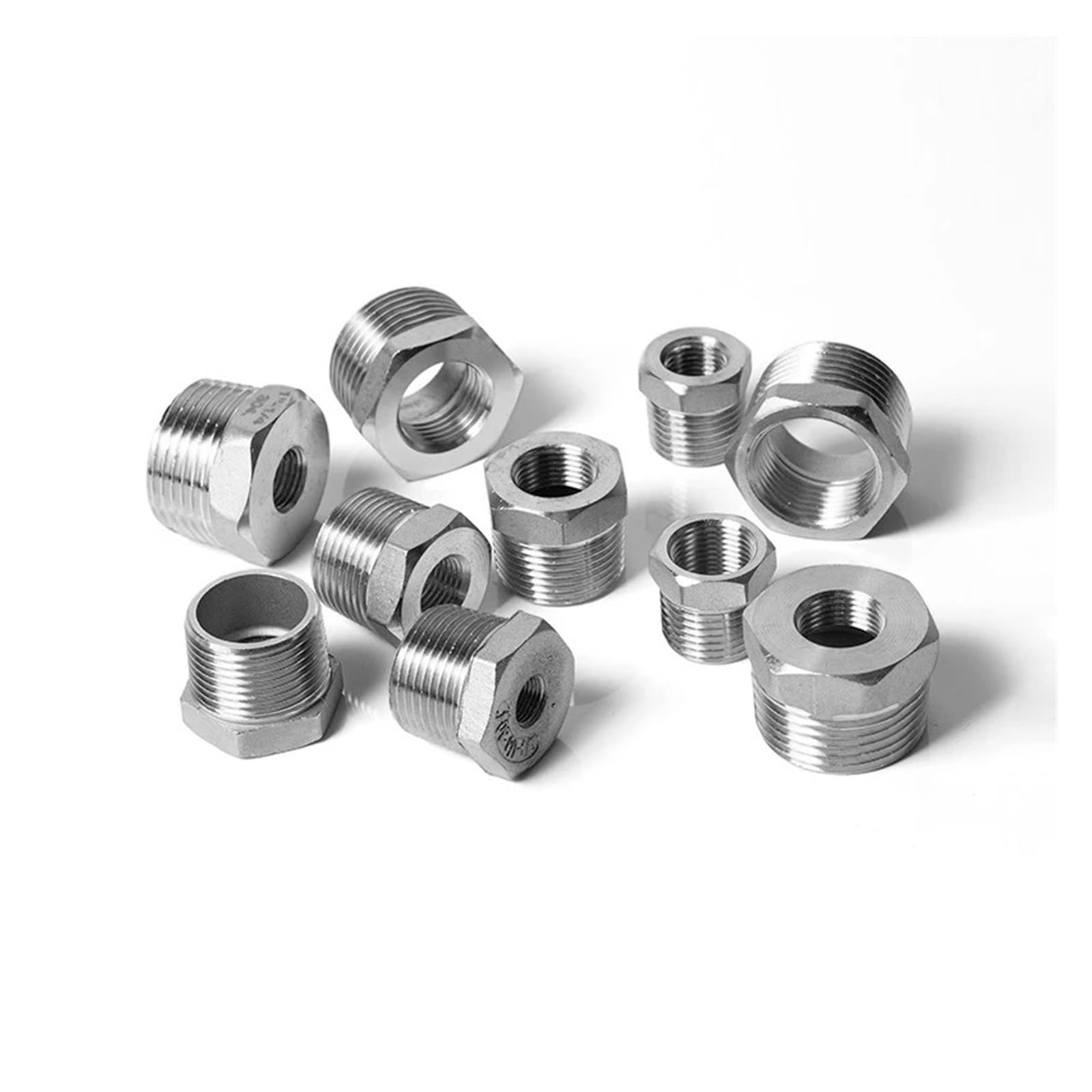 Bushing Speed Reducer 1/8 "1/4" 1/2 "3/4" 1 "1-1/4" 1-1/2" Male/Female Thread SS304 Pipe Fittings(DN8 to DN6)