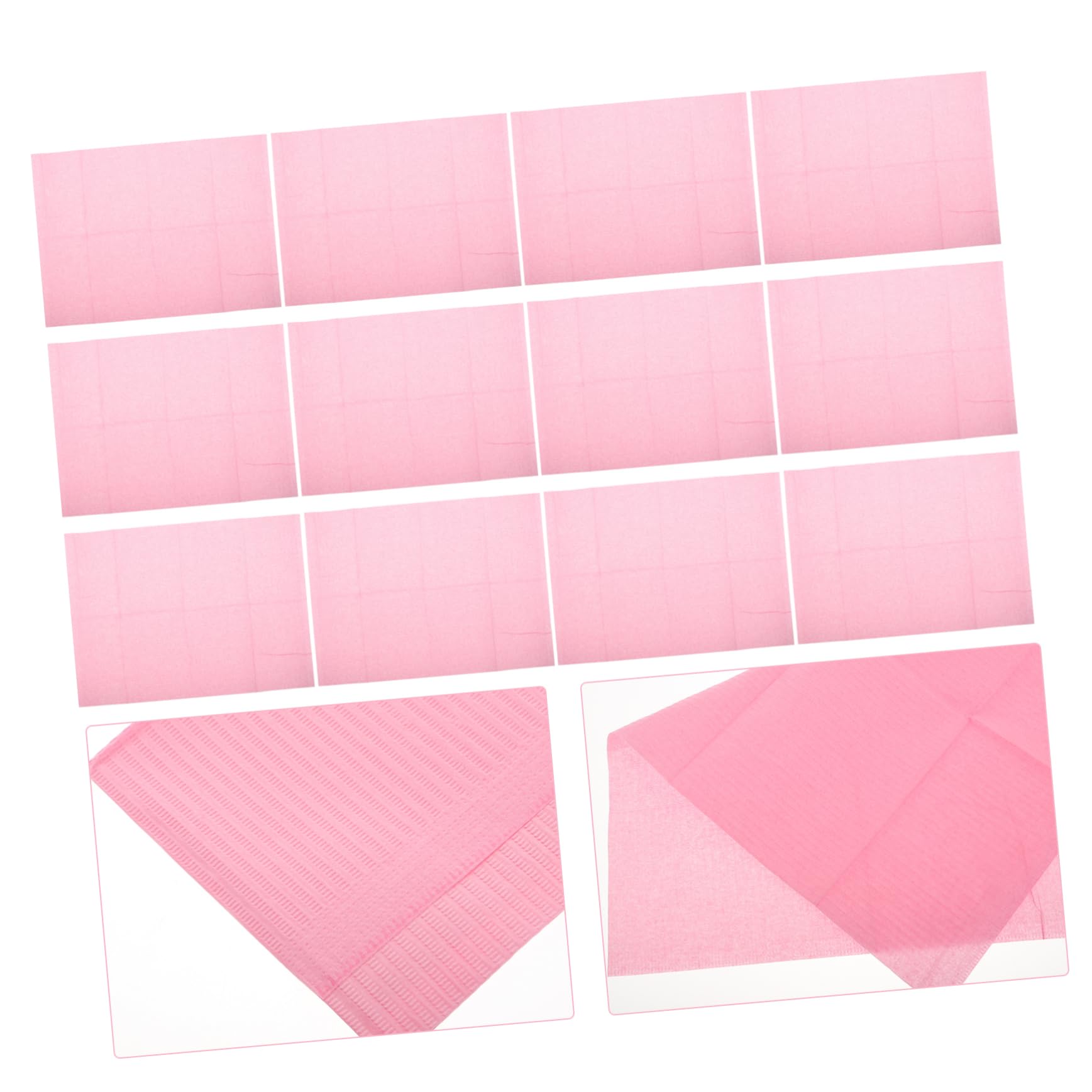 PLAFOPE Tovagliette per Unghie Usa e Getta Impermeabili Rosa 125 Pezzi Non Tessuto per Salone di Manicure Facile Sostituzione e Protezione del Tavolo