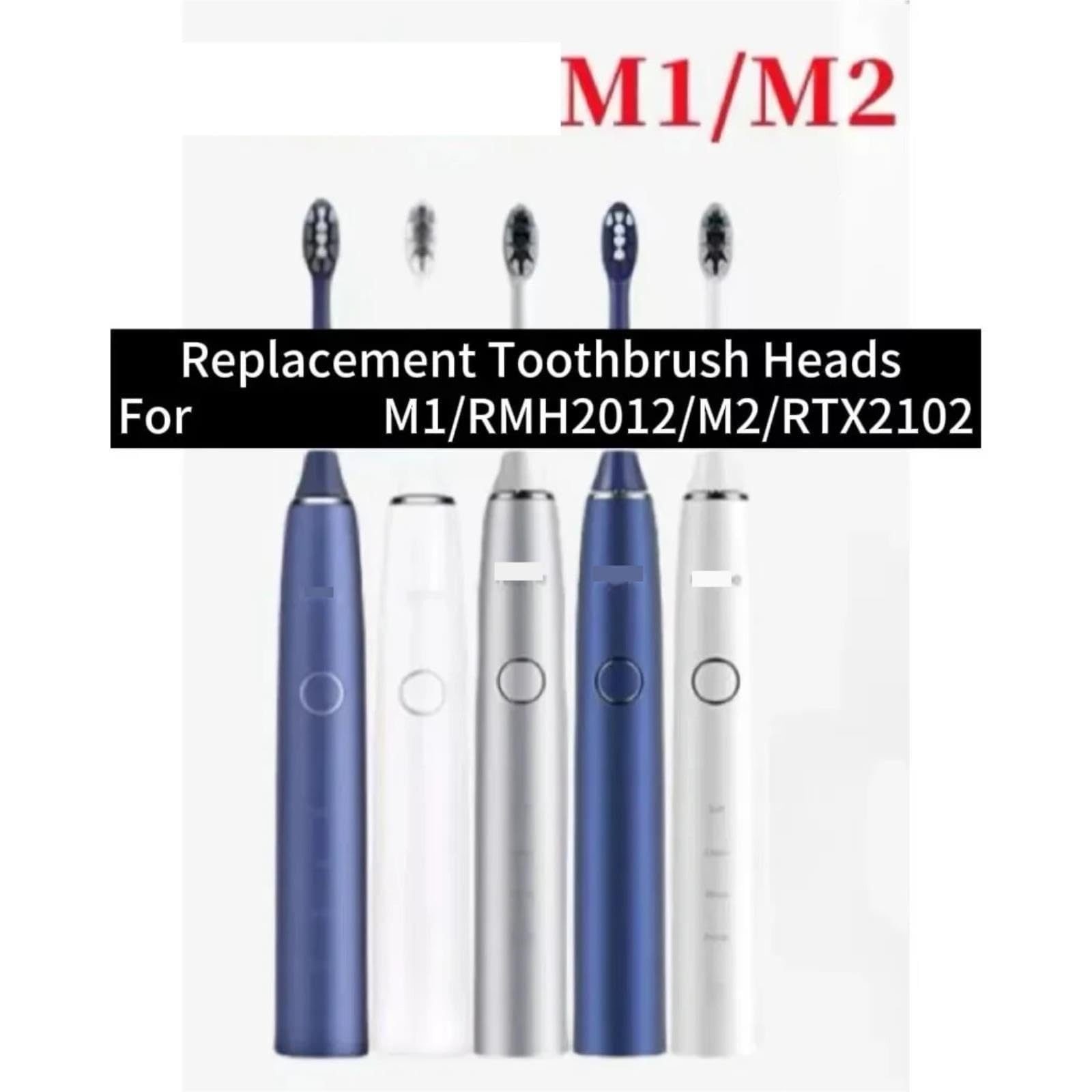 Testine for spazzolino for M1 RMH2012, compatibili con Realme