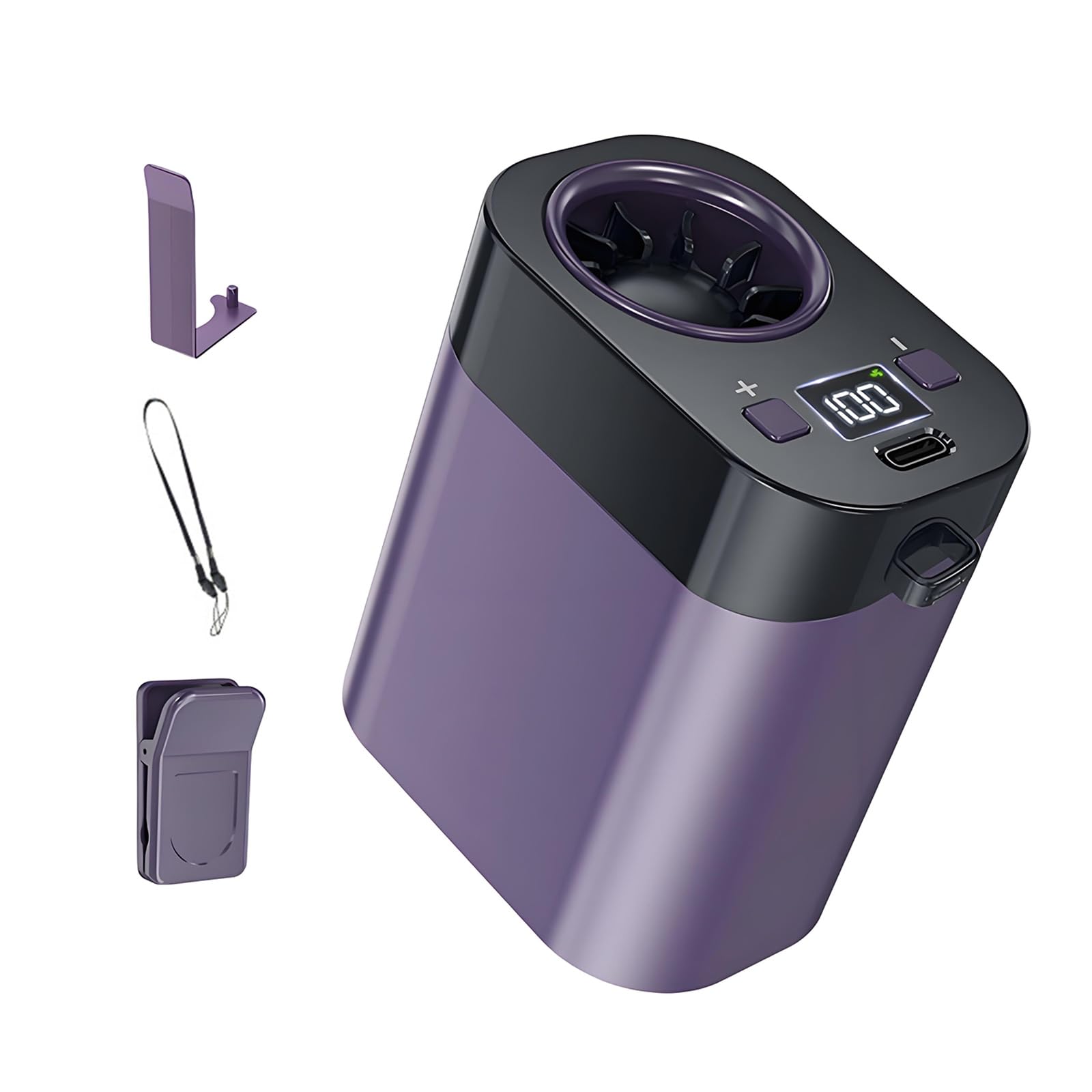 Ventilateur USB C rechargeable de camping silencieux et autonome