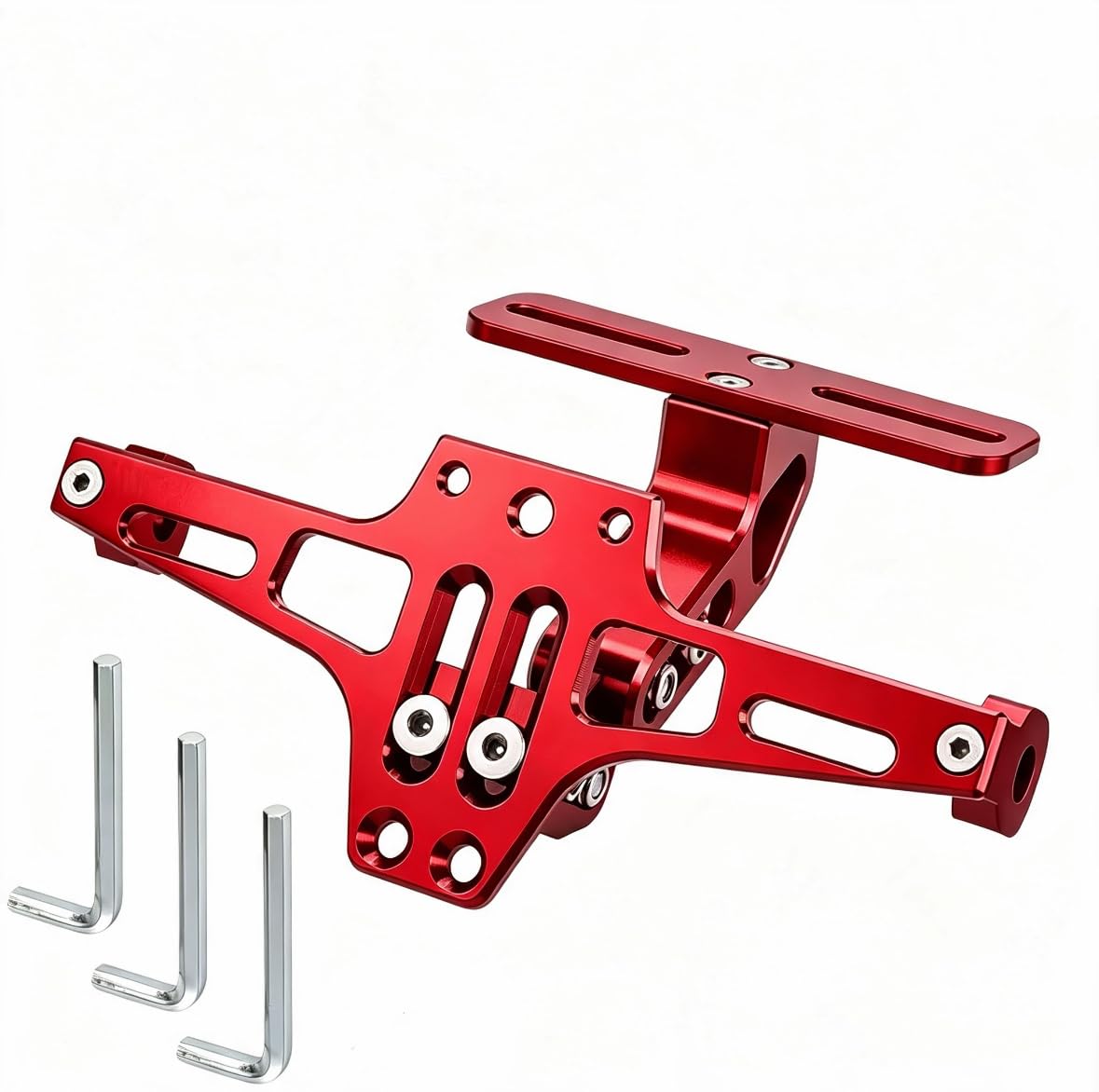 YDSTNiu 1PCS Motorcycle License Plate Bracket for Vespa GTV Sei Giorni,