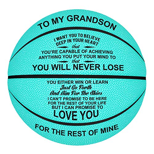 Balón de baloncesto grabado para hijo un regalo emotivo de mamá y papá