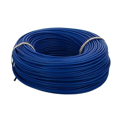 Generic 1 Sqmm Wire 90mtr Pvc Insulated Coil (Blue)