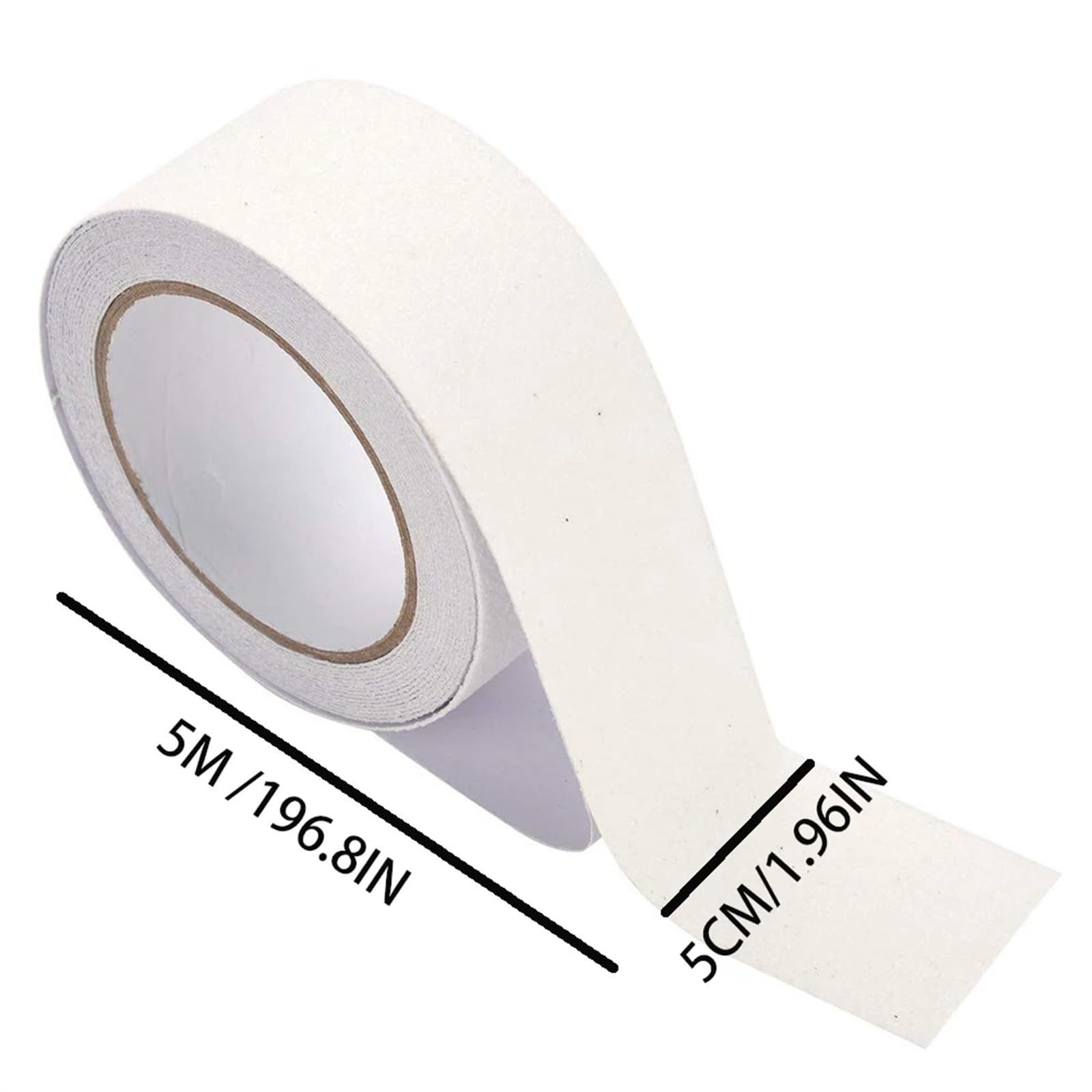 Tira antideslizante para peldaños de escalera con cinta adhesiva para interiores y exteriores para decoración y seguridad, borde de escalera negro