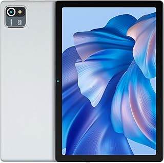 Nicewise Tablet 10 inch, Android 11 Go Tablet PC,10.1 Inch HD IPS Touch Screen,Quad Core Processor,32GB Storage 128GB Expansion,6000mAh Battery,WiFi Tablet (Silver)