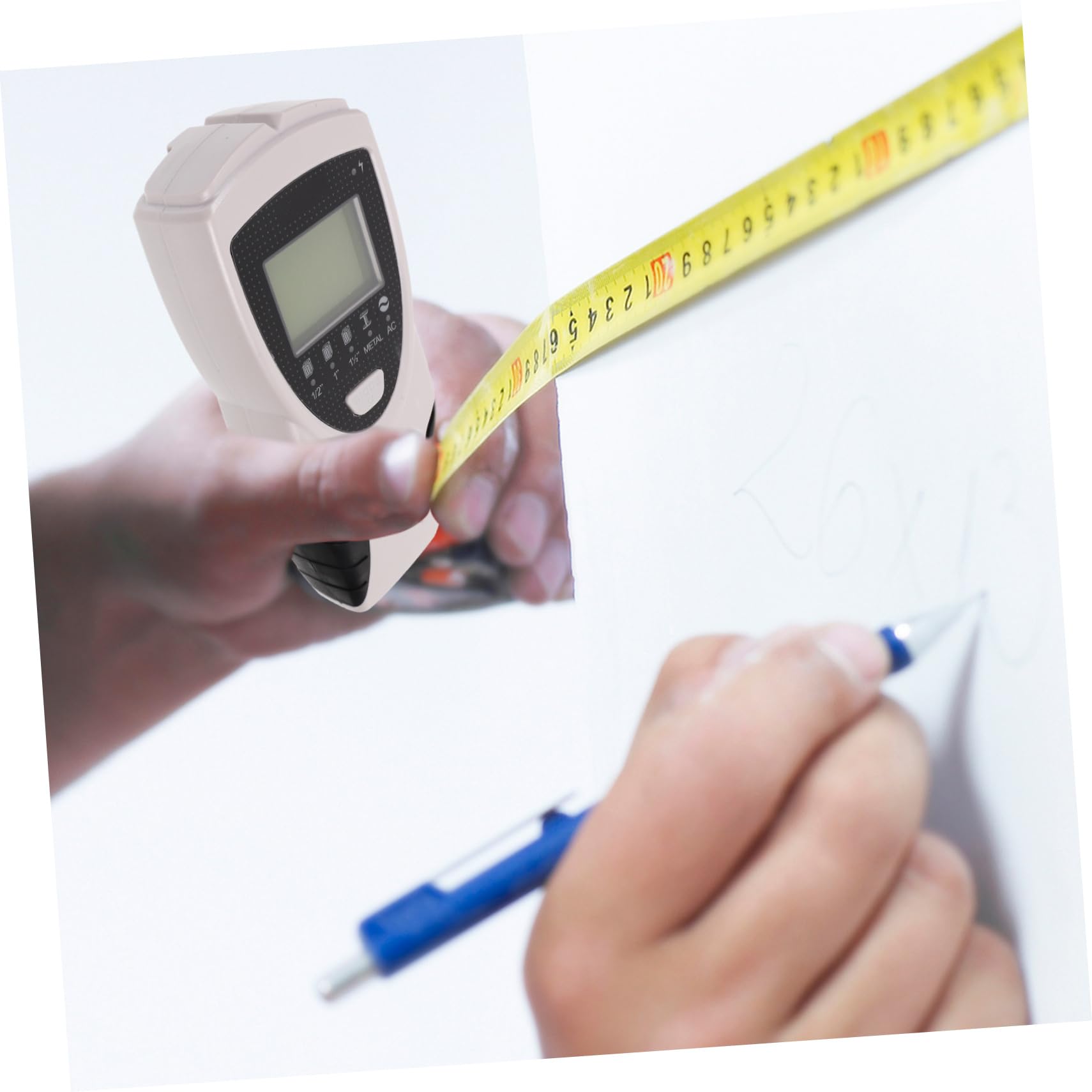 Rilevatore da Parete 4 in 1 LCD e Led, Batteria 9v