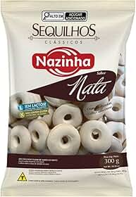 Nazinha Sequilhos Nata Sem Glúten Sem Lactose 300g