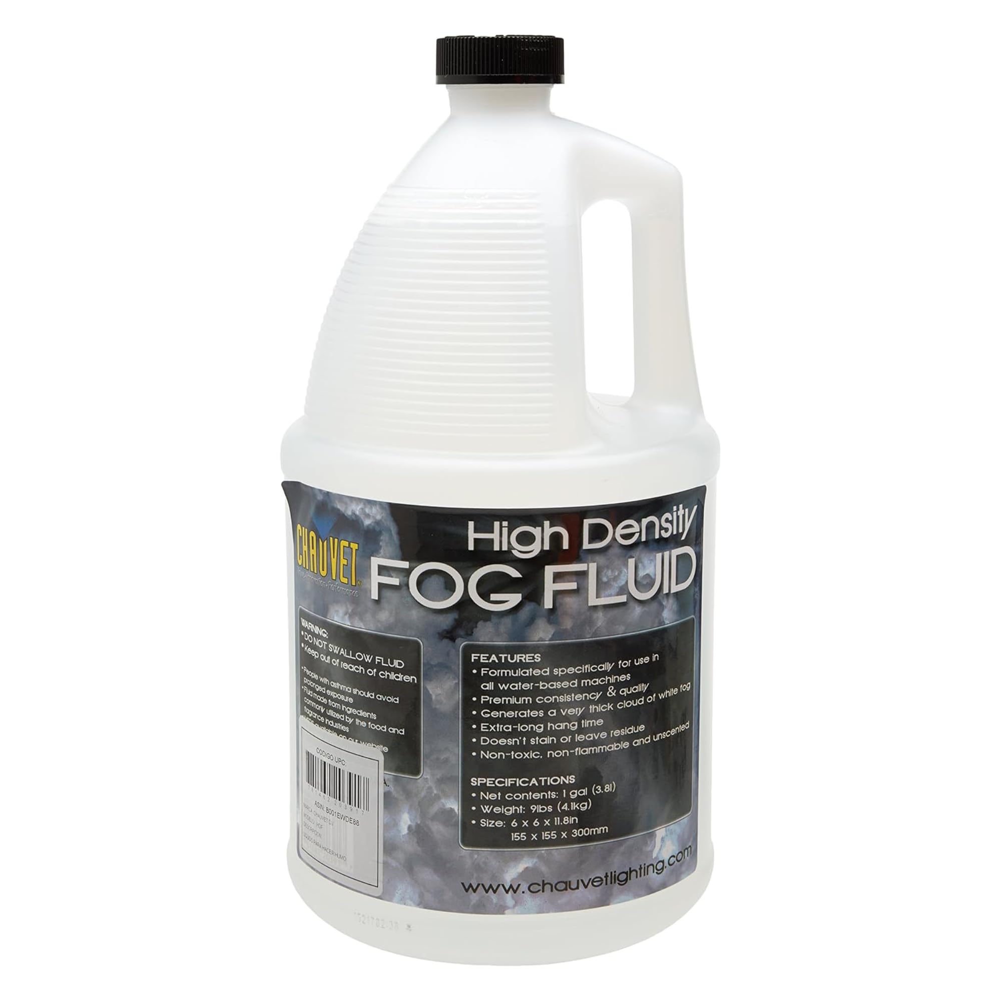 CHAUVET DJ High-Density Fog Machine Fluid - One Gallon | Fog Machines (Packaging May Vary)