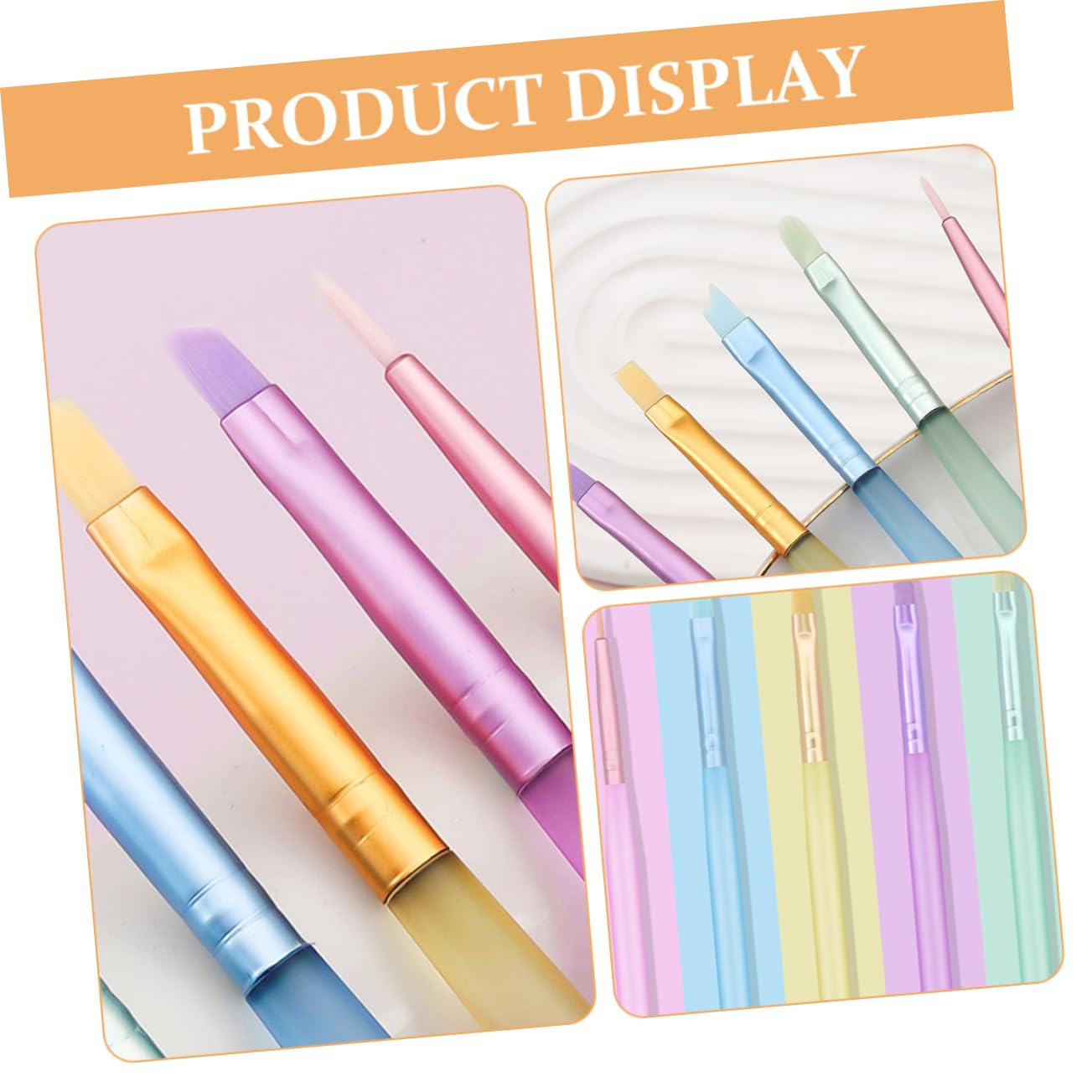 FRCOLOR Set di 25 penne per unghie, per nail art, accessori per nail art, strumenti per la verniciatura di unghie, accessori per manicure, pennelli per unghie