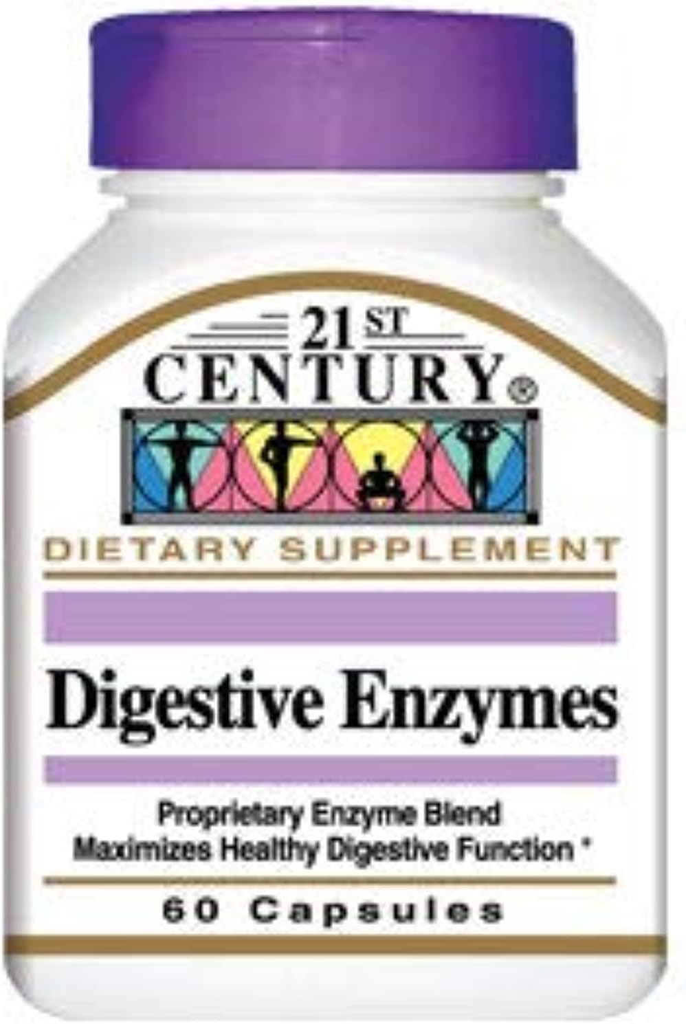 21st Century Digestive Enzymes Capsules, 30 Count