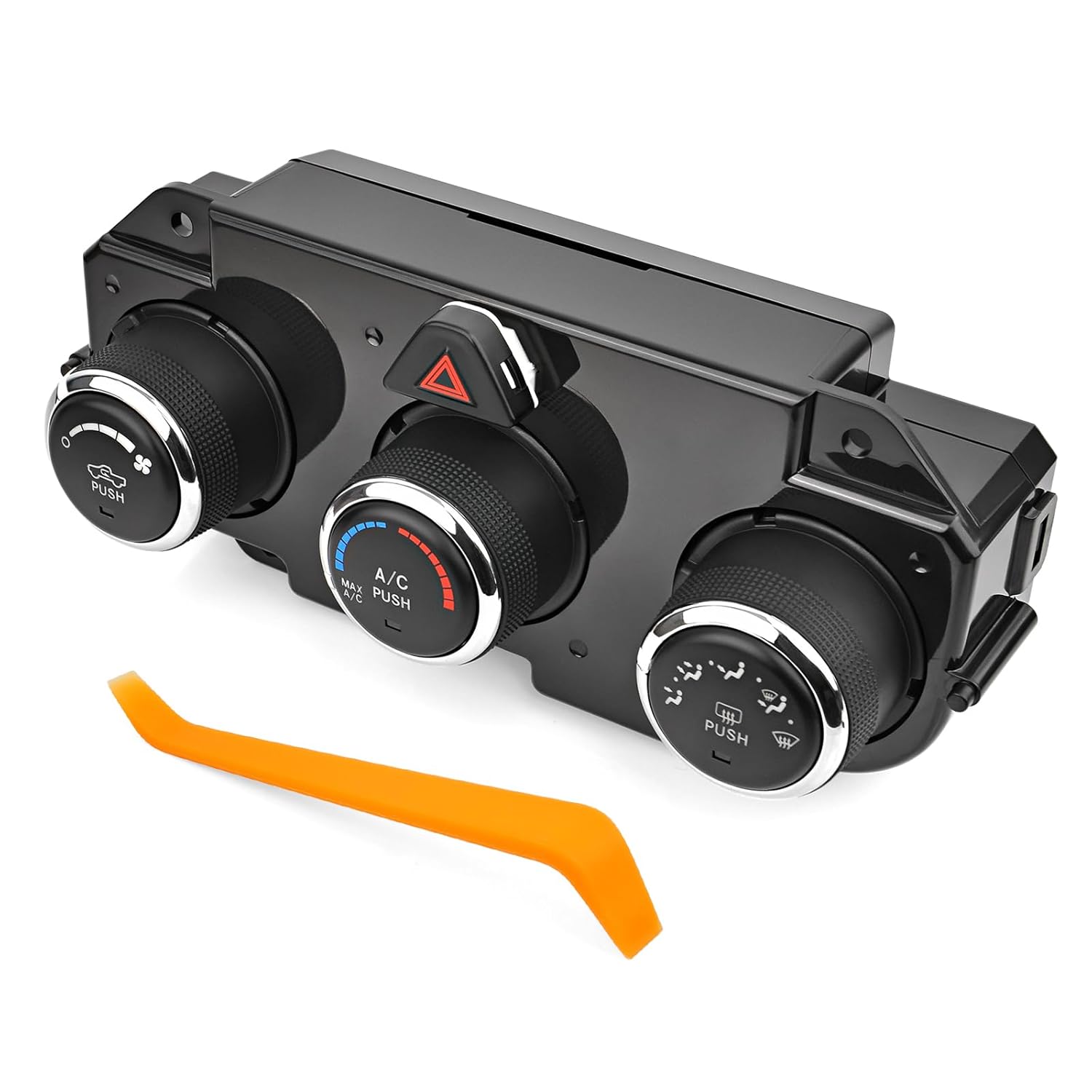 TOP-MAX AC Air Conditioning Climate Heater Control Unit Replacement for 2013-2017 RAM 1500 2500 3500 HVAC Climate Control Heat Defrost, Replaces 68268189AA, 68105021AC, 68105021AD, 68105021AE