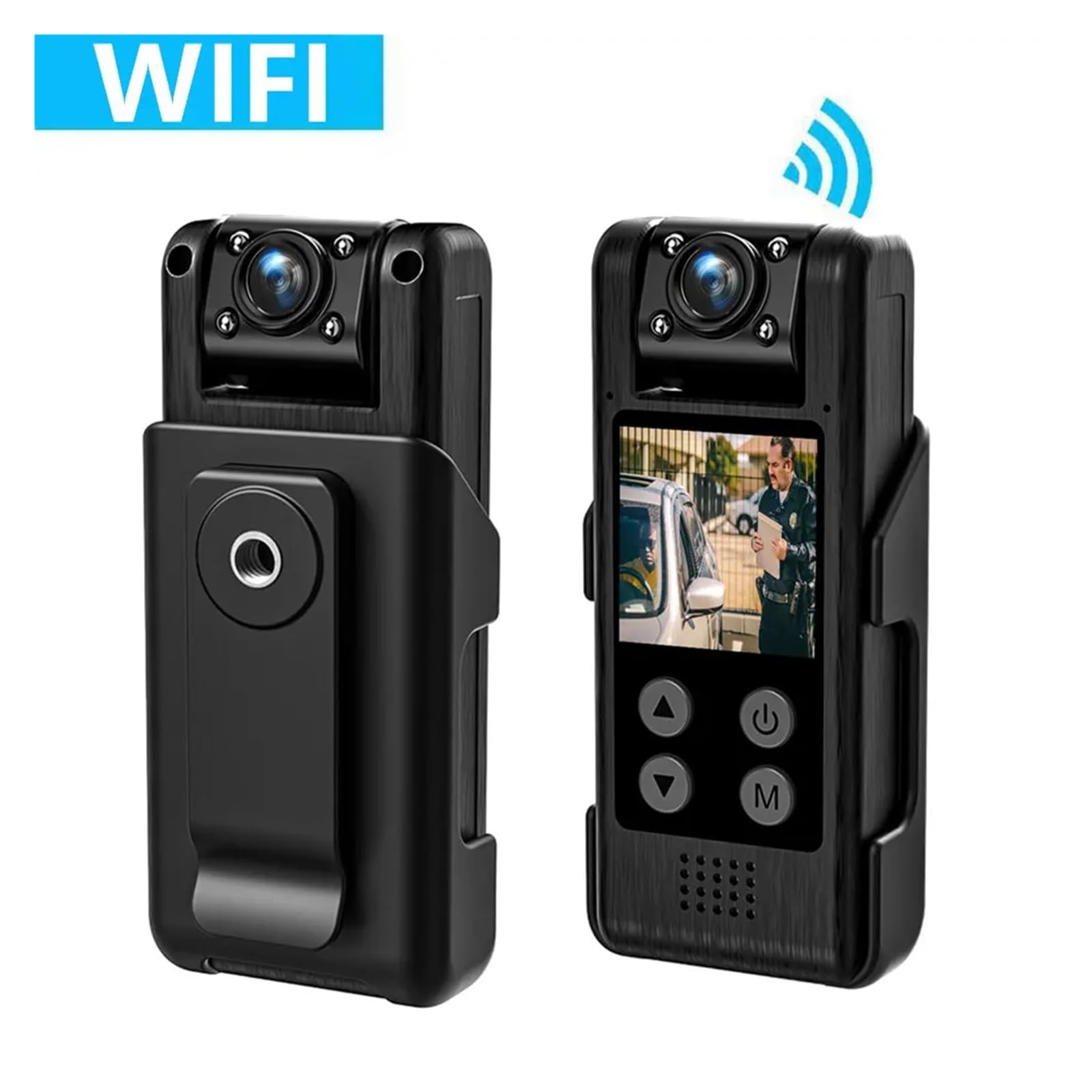 Aparaty na ciało Mini kamera 4K Full Hd kamera montowana na ciele kamera do nagrywania wideo policyjna kamera na ciało noktowizor poręczne minikamery 258 GB