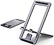 UGREEN スマホスタンド 薄型 アルミ合金製 持ち運びに便利 iphoneスタンド 折りたたみ式 卓上 角度変換可 4.7-6.8インチのiPhone Android 携帯スタンド