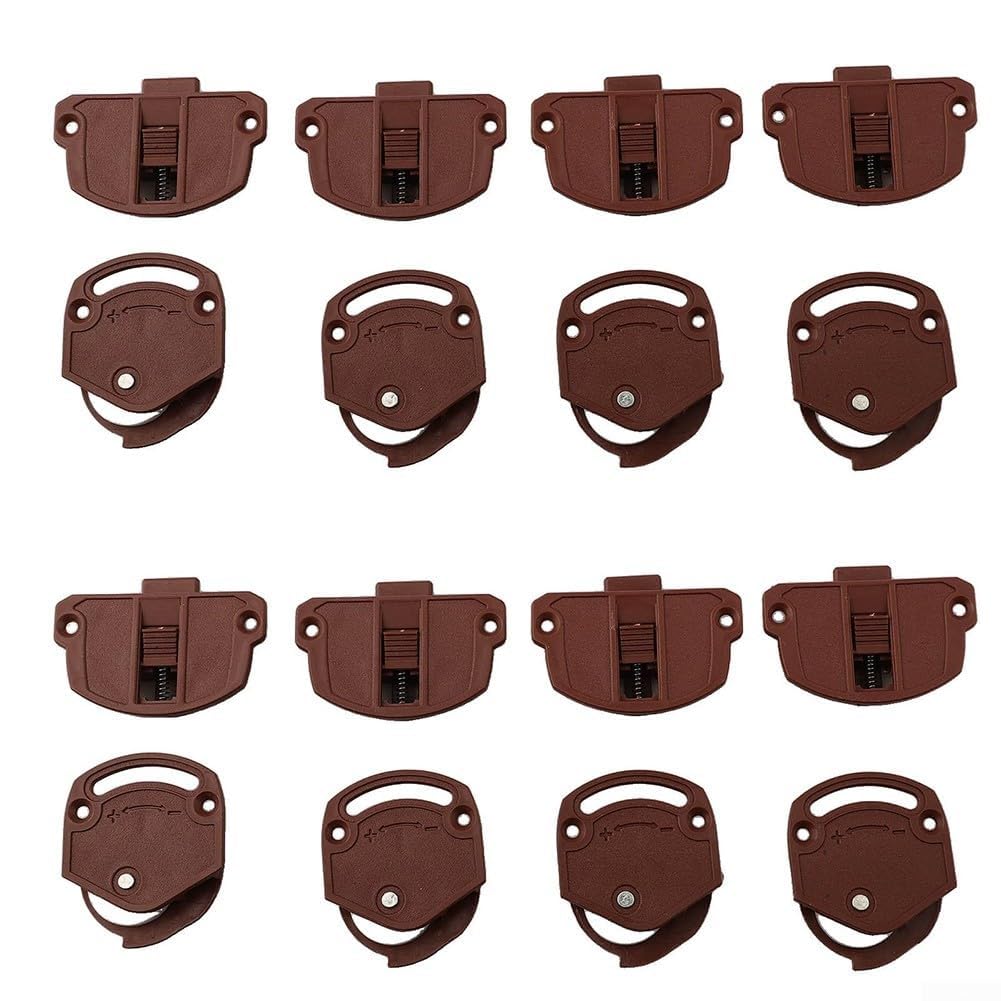 FDEFIRTFG Furniture door rollers, Wardrobe Closet Sliding Doors with Nylon Guides Plastic Rollers Made for Smooth Door Action(8pcs)