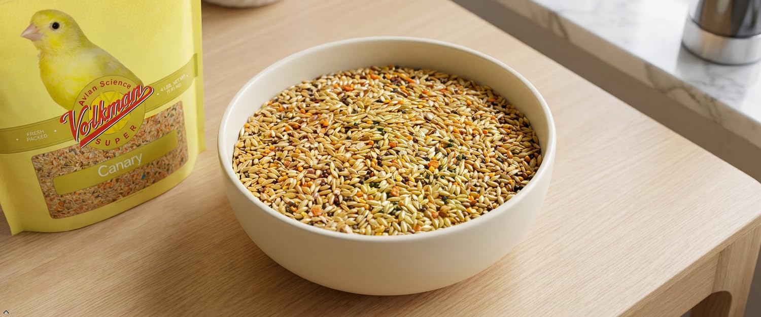 Volkman Seed Avian Science Super Canary Seed Nutritionally Balanced Food 4lbs