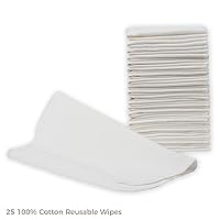 Vista 7 de Nora's Nursery Toallitas reutilizables para bebés + toallitas reutilizables para bebés