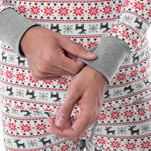Image of Fruit of the Loom Men's Recycled Waffle Thermal Underwear Set (Top and Bottom)