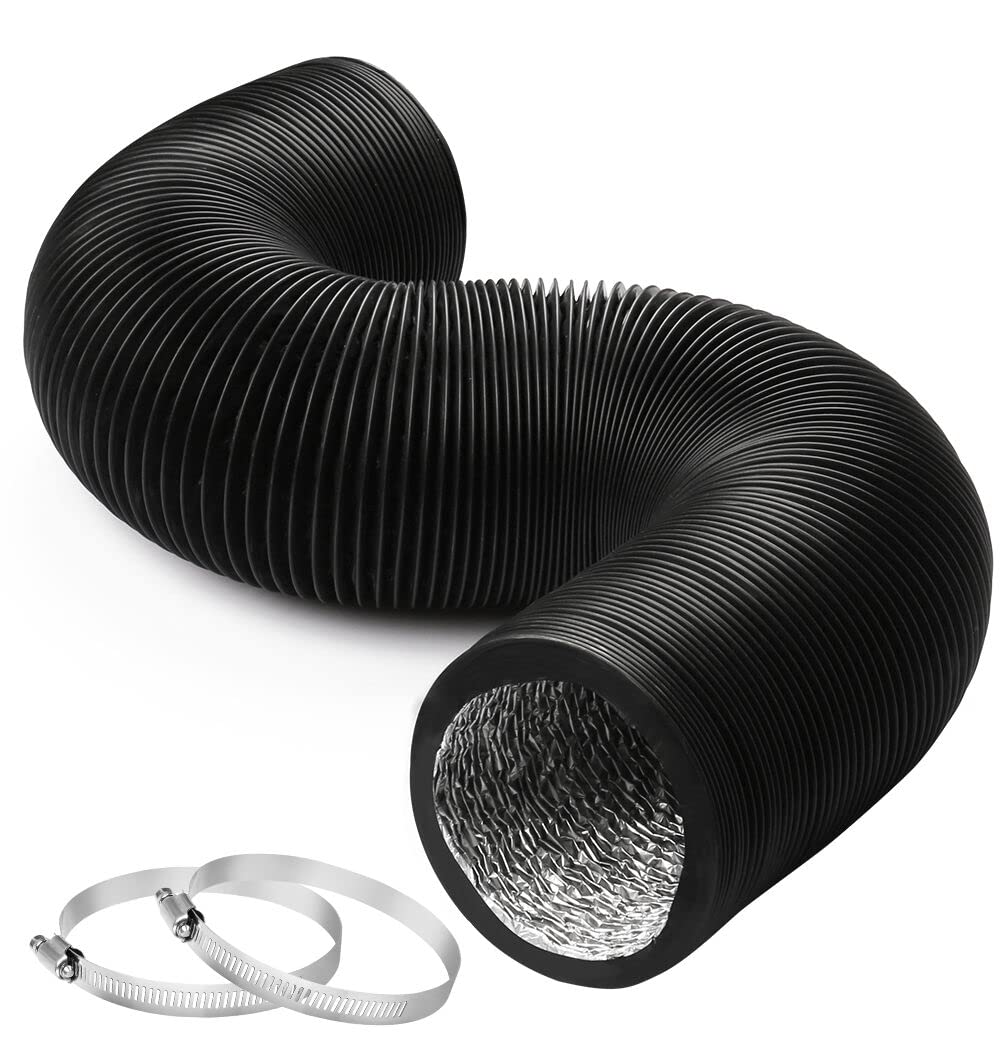 VICKMALLhose-405-K 405-K Ventilation Hose, Black, 1M