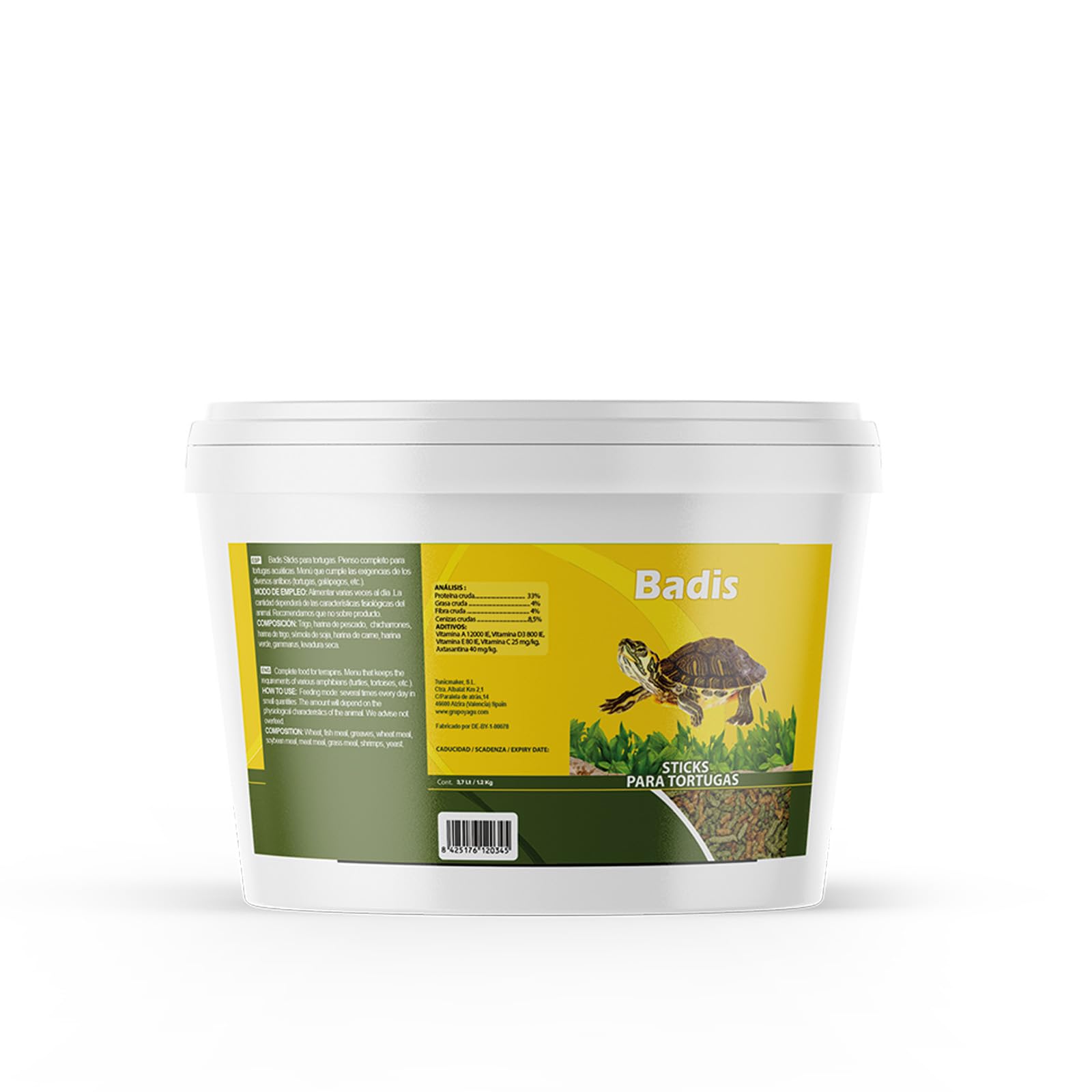 Badis Stick para Tortugas de Agua - 1 Bote