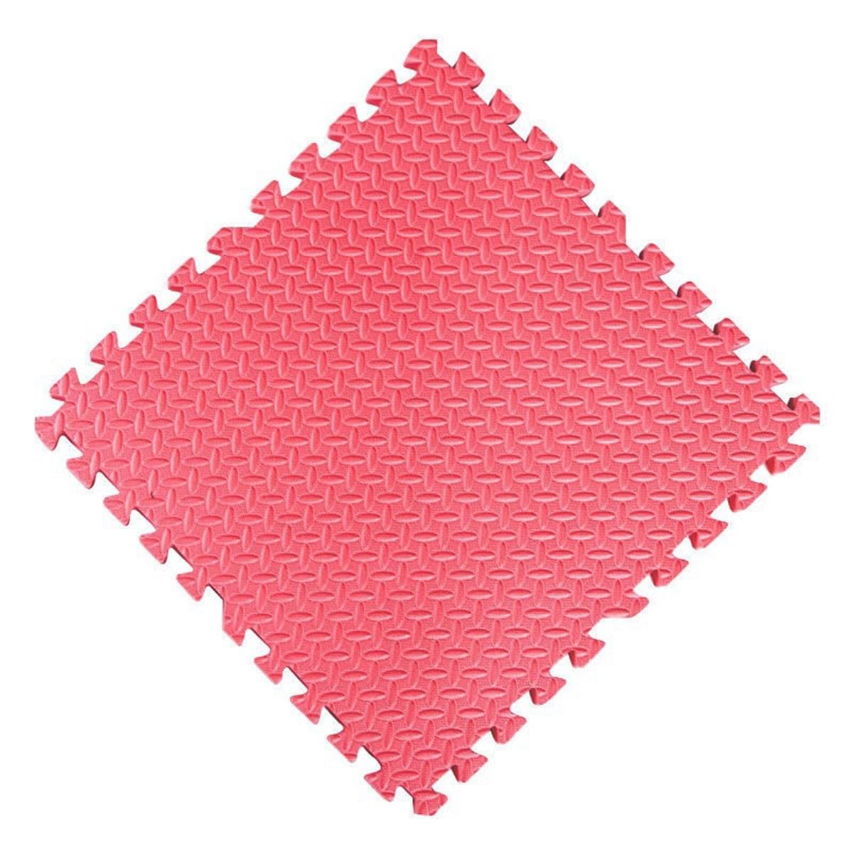 10 Stück Ineinandergreifende Eva Schaumstoffmatte - Schalldämmend Geräuschreduzierend rutschfest Zusammensteckbare Schaumstoff-Bodenfliesen für Fitnessstudios, Garagen, 60x60cm