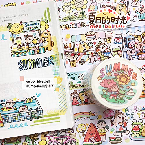 Amazon | マスキングテープ meatball 2019冬 人物 特殊インク 手帳