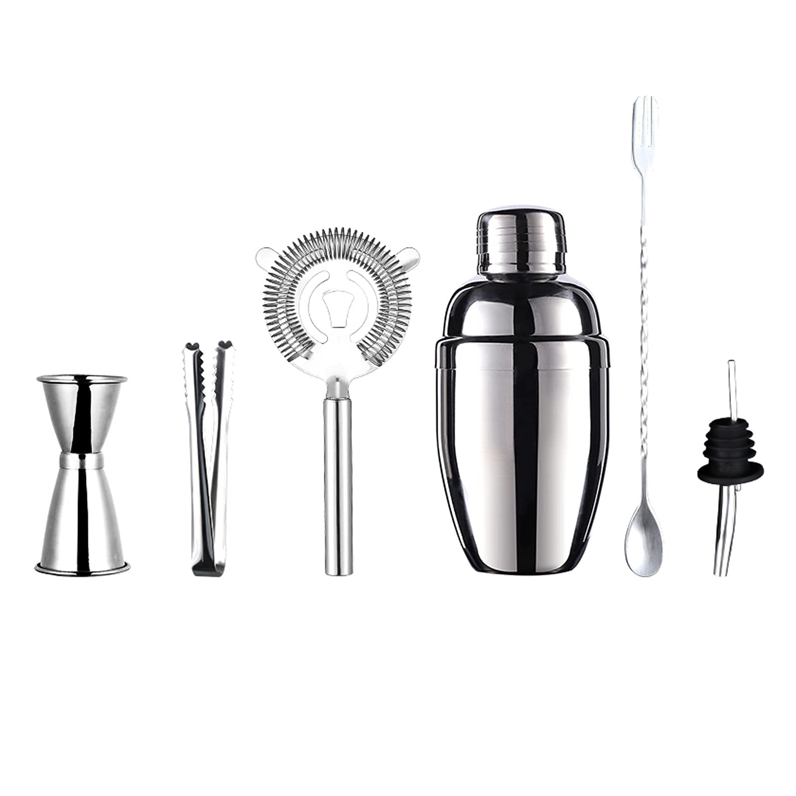 Shaker à Cocktail Buvez Le mélangeur Shaker Shaker Shaker Shaker Cup Shaker Shaker Shaker Shaker Fantaisie Shaker Barre d'eau Suppléments Outils Cocktail Set de Shaker Ensemble de 6 pièces Bar Shaker