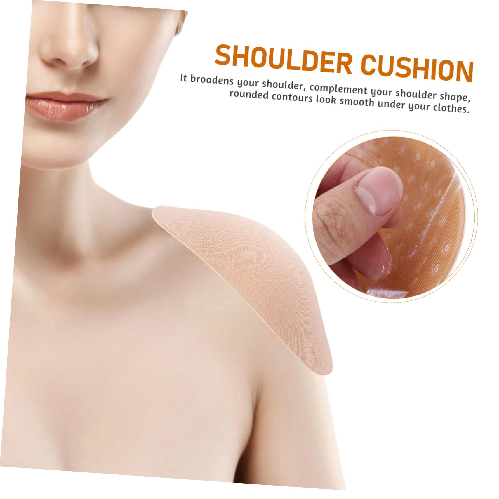 GAROZATION Invisible Shoulder Pad Set Detachable Shoulder Padding Stabilizer for Comfortable Wear