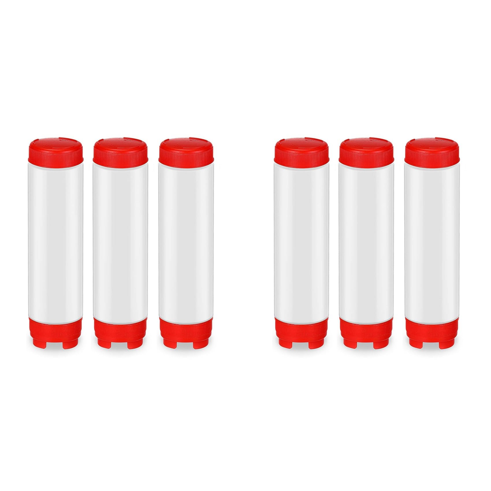Hndhbfgrt 2X 16 Oz Inverted Squeeze Bottles, Refillable Tip Large Valve Dispenser Condiment Squeeze Bottle for Sauces Ketchup