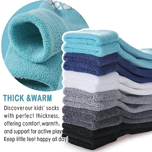 DYW Baby Non Slip with Grips Socks Infants Toddlers Kids Boys Girls Thick Winter Warm Cotton Gifts Socks3