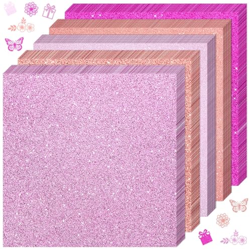 Papier cartonné à paillettes pour décorations d'anniversaire et ateliers de loisirs créatifs en famille