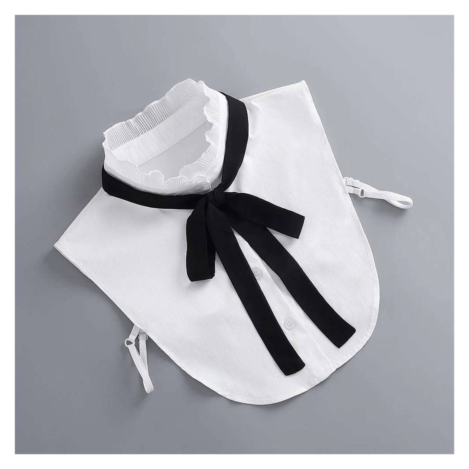 Colletto Bianco Finto Donna Davanti Bianco Colletto Finto Colletto della Camicia Staccabile Camicetta Autunnale Maglione Colletto Falso Bavero Papillon Cravatte